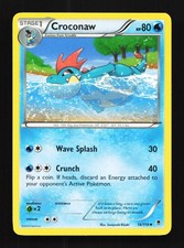 Croconaw 16/119 LP Phantom Forces English Pokemon Card TCG