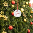 Wärmeübertragung Keramik Anhänger Ornament Weihnachtsbaum hängen Diy