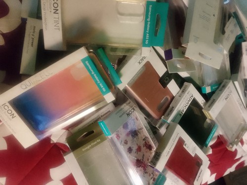 NEW (Qty. 205) Lot Cell Phone Cases Quikcell, Otterboxes, Moto,Metro by T Mobile - Picture 6 of 11