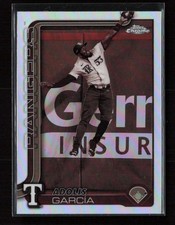 2025 Topps Chrome #293 Adolis García Sepia Refractors Texas Rangers
