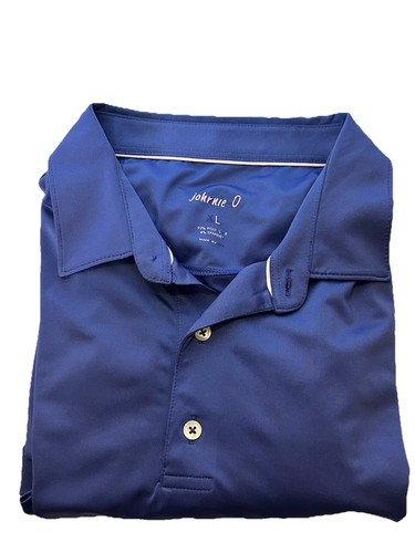 Johnnie-O Polo Men’s XL Royal Blue Golf Athletic W/Bonnie Brae Logo On Sleeve - Picture 6 of 6