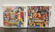 One Piece Super Grand Battle! & Great Pirate Arena set 3DS Japanese ver Tested
