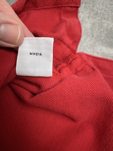 Polo Ralph Lauren Polo Shirt Mens L Custom Fit Red 381 Bleeker Embroidered Crest - Picture 14 of 18