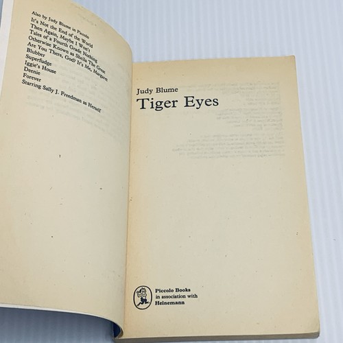 Vintage Tiger Eyes By Judy Blume - Picture 8 of 9