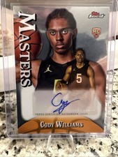 2024-25 Topps Finest - Masters Autographs Cody Williams, Cody Williams #MA-CW...