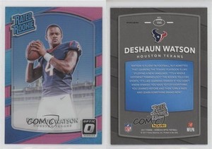 2017 Donruss Optic Rated Rookie Pink Prizm Deshaun Watson #195 Rookie RC