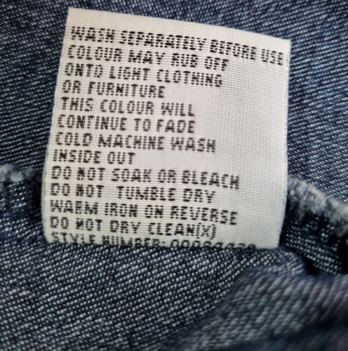 XRD Denim Womens Cropped Denim Jacket Short sleeve 67% Cotton Dark Blue Size 18 - Picture 13 of 15