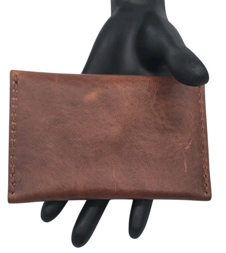 Portland Leather Goods Mini Envelope Wallet PLG Snap Closure 2 Card - Bild 2 von 5