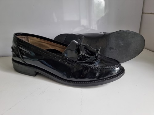 RUSSELL & BROMLEY CHESTER UK 5 EU 38 WOMENS BLACK LEATHER LOAFERS FLAT SHOES - Picture 5 of 17