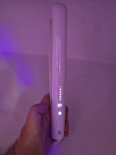 T3 Micro Single Pass Style Plus Hair Flat Iron White #77590 Tested Works - Picture 2 of 10