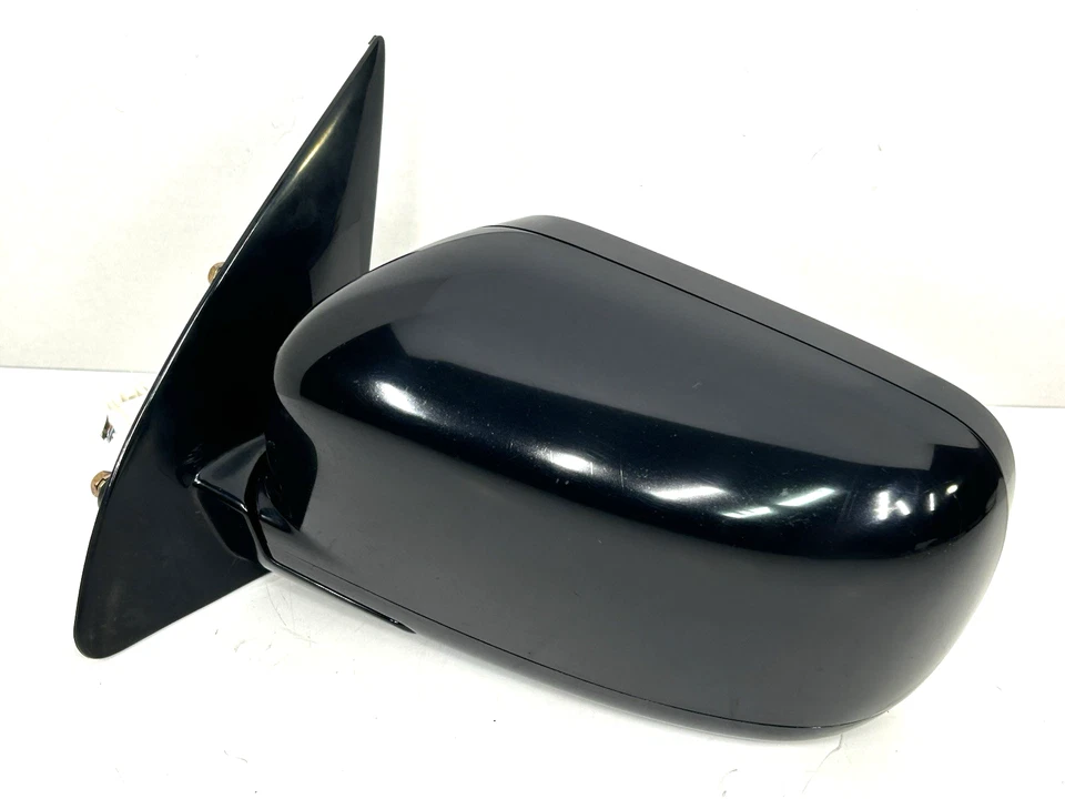 2003-2006 Mitsubishi Outlander Door Mirror Left Driver Side View OEM (Black) - Image 2 of 4