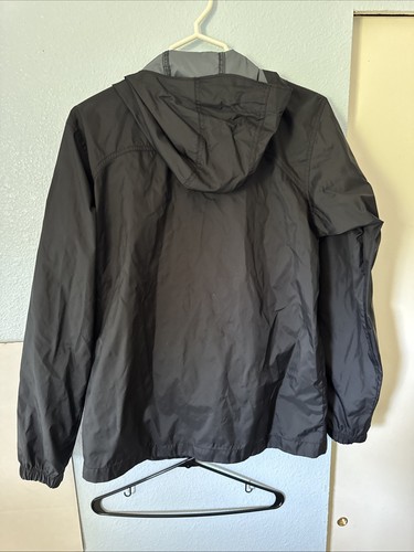 Columbia Boys Size XL Rain Jacket Windbreaker Omni Tech Black Hooded Full Zip - Picture 12 of 12