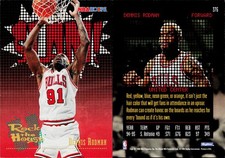 1995-96 NBA Hoops Basketball Card #376 Dennis Rodman