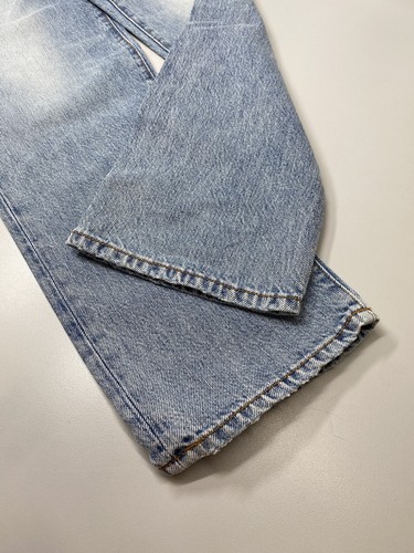 Acne Studios Womens Jeans Light Blue Size 26/32 Mece High Waist Cropped Trash - Picture 8 of 8