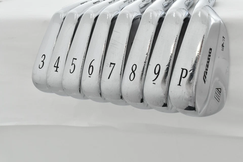 8Pcs MIZUNO MP-37 Iron set 3-4-5-6-7-8-9-P PW RH DG S200 Stiff Irons golf Club - Image 2 of 4