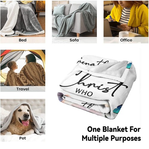 Christian Gifts for Women Blanket 50"X60", Inspirational Religious Gifts for ... - Picture 6 of 7