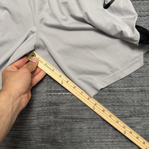 Nike Elite Dri-Fit pantaloncino grigio uomo taglia M tasche coulisse sportivo leggero - Foto 9 di 9