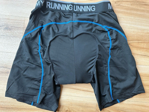 Herren Fahrradhose gepolstert mit Gelpolster atmungsaktiv Stretch Material S-3XL - Bild 29 von 57