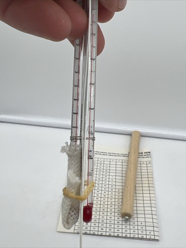 Frey Scientific Economy Sling Psychrometer Kit - 2 Thermometers w/ Instructions. - Picture 2 of 4