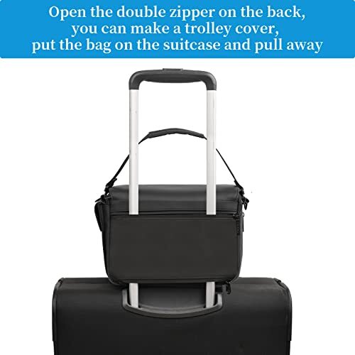 Camera Shoulder Bag, Waterproof Camera Crossbody Case, Compact Large - Picture 5 of 7