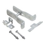 Square Post Fulcrum Gate Latch - Fits 2" Square Gate Frame x 2 1/2" Square Ga...
