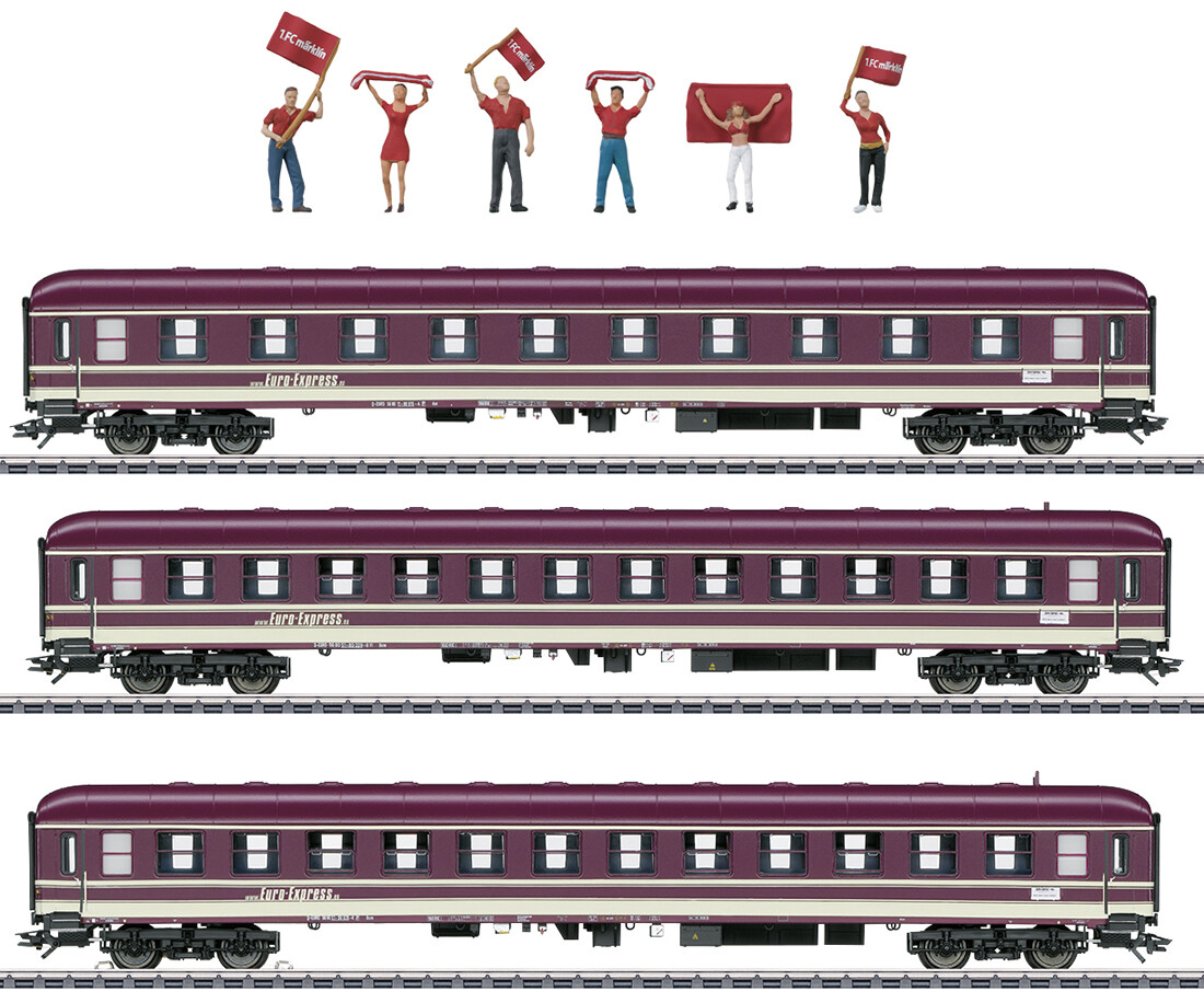 Marklin 43947 HO Three Compartment Cars Marklin 43947 HO Three Compartment Cars