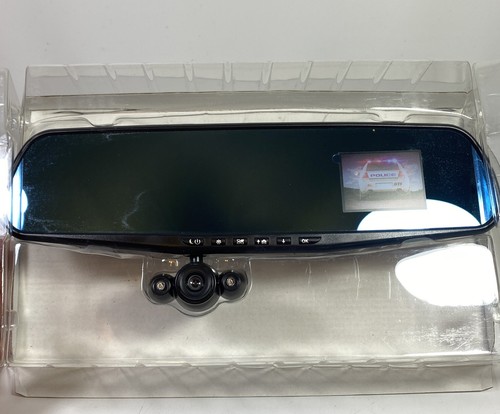 HD 720P Mirror Camera Video Pictures Audio Record Micro SD+Day & Night Visors - Picture 2 of 11