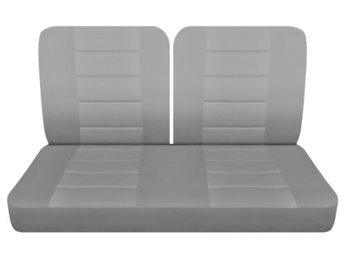 Fundas de asiento de coche se adaptan a Chevy Impala de 1960 a 1967 delanteras 50/50 superior e inferior sólida - Imagen 5 de 25