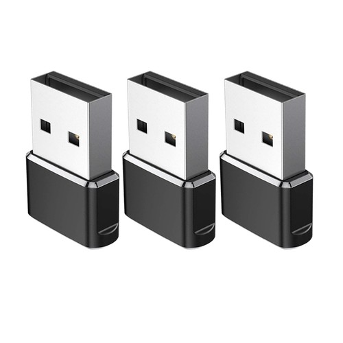 Type C To USB Adapter USB A 3.0 Female USB C Male OTG Data Connector [3 PACK] - 第 9/9 張圖片