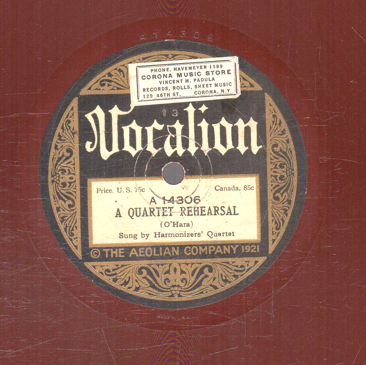 141po. Jones & Hare - Operatic Syncopation & Quartet