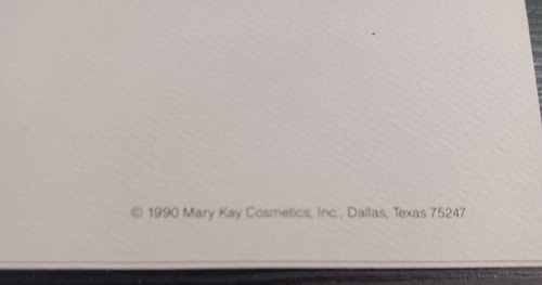 Mary Kay Cosmetics Vintage Christmas Cards 1990 Watercolor Set of 5 Pc - Picture 8 of 11
