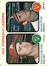 1973 Topps 67 Strikeout Leaders/Steve Carlton/Nolan Ryan VG #D333848