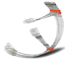 Fishing Leaders Saltwater Tackle Surf Fishing Rigs with Swivel Snaps High