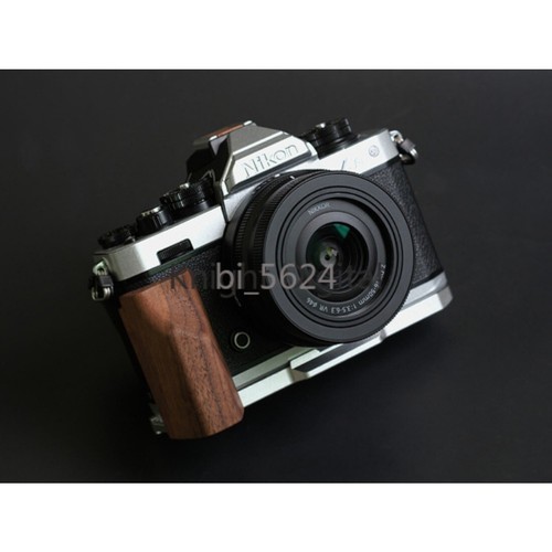 Camera Handle Grip Wood L Plate Bracket Tripod Quick Release for Nikon ZFC Base - Picture 7 of 34