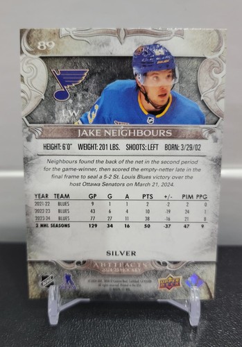 2024-25 Upper Deck Artifacts Jake Neighbours #89 Silver - Picture 2 of 2