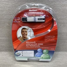 NEW Sealed Microsoft LifeCam NX-6000 USB Notebook Webcam for Windows PC