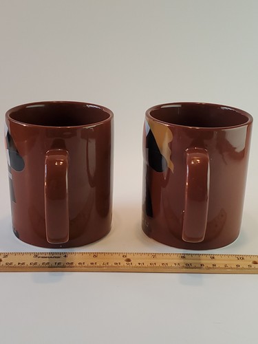 Tazas de café Global Designs Connection 4,5"×3,75 Mr.&Mrs. Pilgrim 16 oz. Usado en excelente estado - Imagen 9 de 12