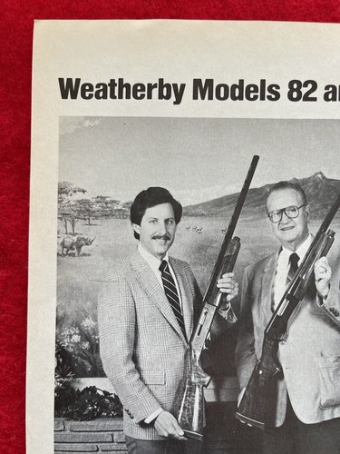 Vintage 1982 Weatherby Models 82 & 92 Print Ad Magazine Article Accuracy & Specs - Picture 5 of 9