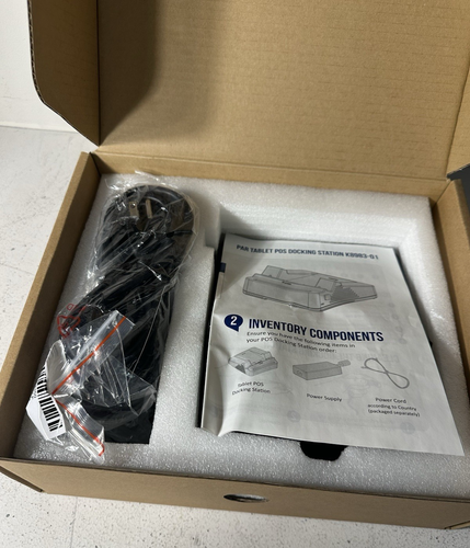 Agilisys PoS PAR EverServ Tablet Charging Docking Station K8983A-01. NEW - Afbeelding 5 van 7