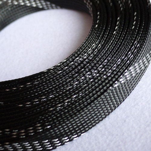 14MM Tight Braided PET Woven Expandable Sleeving Sleeve 26Feet 8Meters - Picture 7 of 9