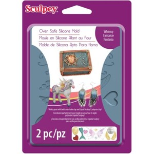 Whimsy-Fantasy-Sculpey-Bakeable-Silicone-Clay-Mold-Create-Wings-Faces-amp-Hearts