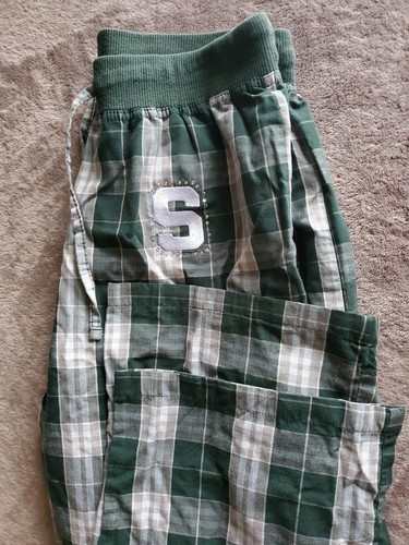 Michigan State University Spartans Pajama Pants Ladies Jr S Small Cotton Blend - Picture 11 of 11