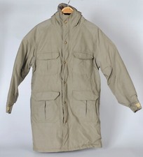 Vintage Woolrich Blanket Wool Lined Hooded Coat Men's M Made in USA 33206