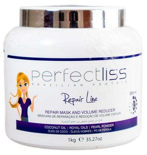Deep Hair Anti Static Mask Repair Line Sos 1kg Perfect Liss Intelligent Tecnolog - Picture 2 of 4