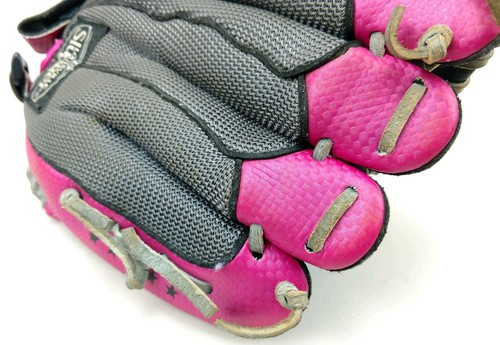 Guante de béisbol Louisville Slugger Diva Series 10.5" DV14-HP mano derecha rosa - Imagen 8 de 8