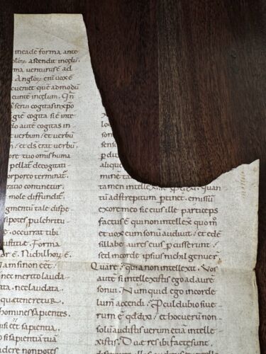 RARE Augustine Manuscript - Early 11th Century - 1,000 Years Old - John Gospel - Picture 4 of 9