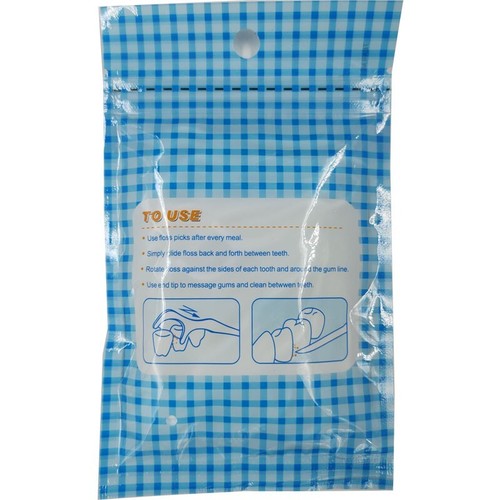 Toothpick 2 X 50 =100 Pieces, Dental Floss Picks For Teeth Clean Care - Picture 2 of 3