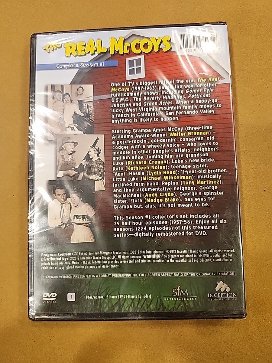 THE REAL MCCOYS - The Complete First Season (1) [DVD, VG] | eBay