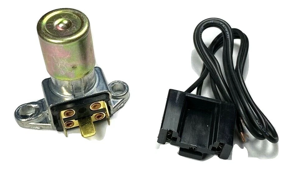 70-76 Plymouth Duster Headlight Floor Dimmer Switch & Harness Kit t #947BB - Image 4 of 4