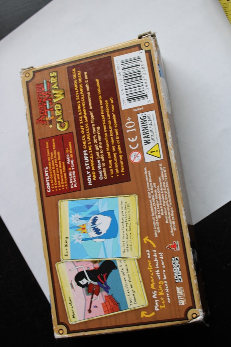UNPLAYED Adventure Time Card Wars Ice King Vs. Marceline Game